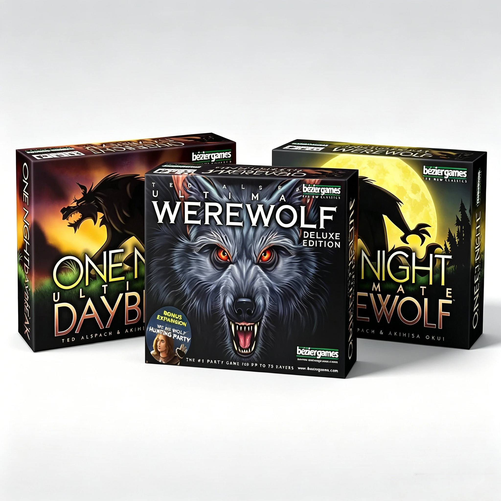 Board Game Villainous - One Night Ultimate Werewolf Cards Collection