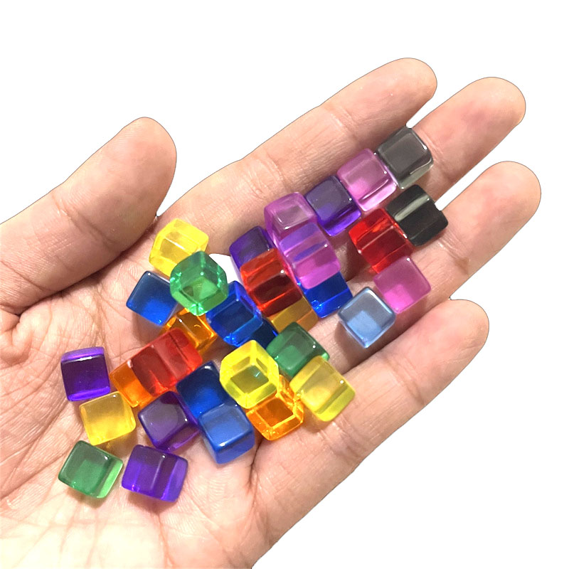 Board Game Verdant - 100pcs/set 8mm Clear Cube Dice Chess
