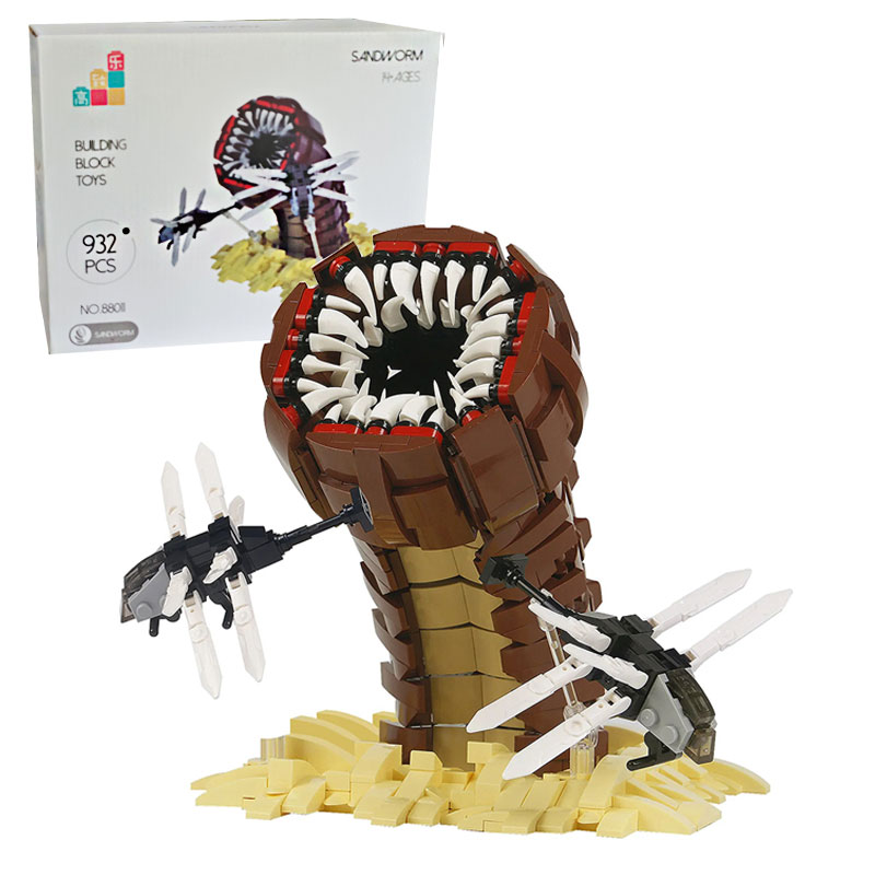 Board Game Dune - 932PCS Sci-Fi Creature Model Dune Sandworm