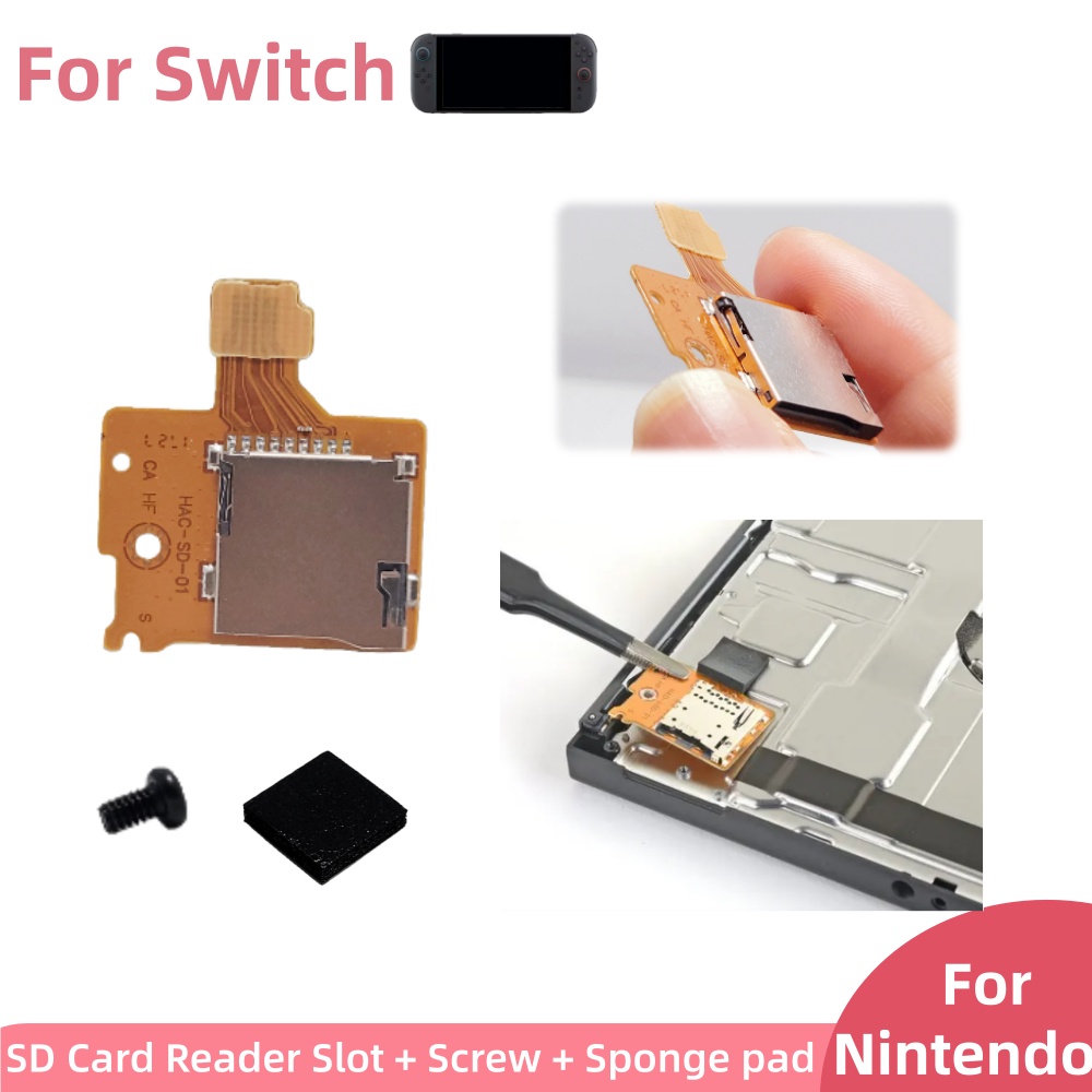Board Game Nintendo Switch - Replacement SD TF Card Slot Socket