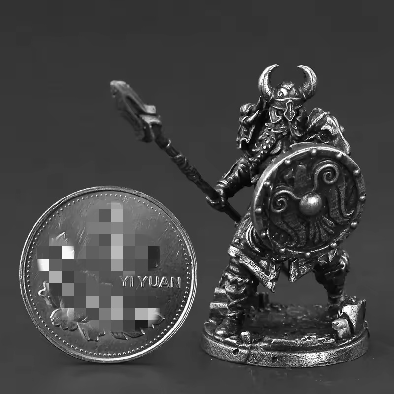 White Brass Viking Warrior Min - Board Game Vikings ulasan dan harga