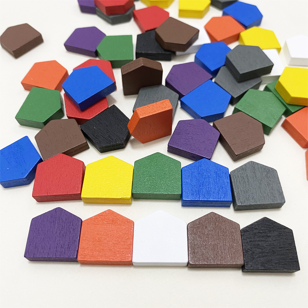 50 pieces 16*16MM Colorful Woo - Board Game Verdant ulasan dan harga
