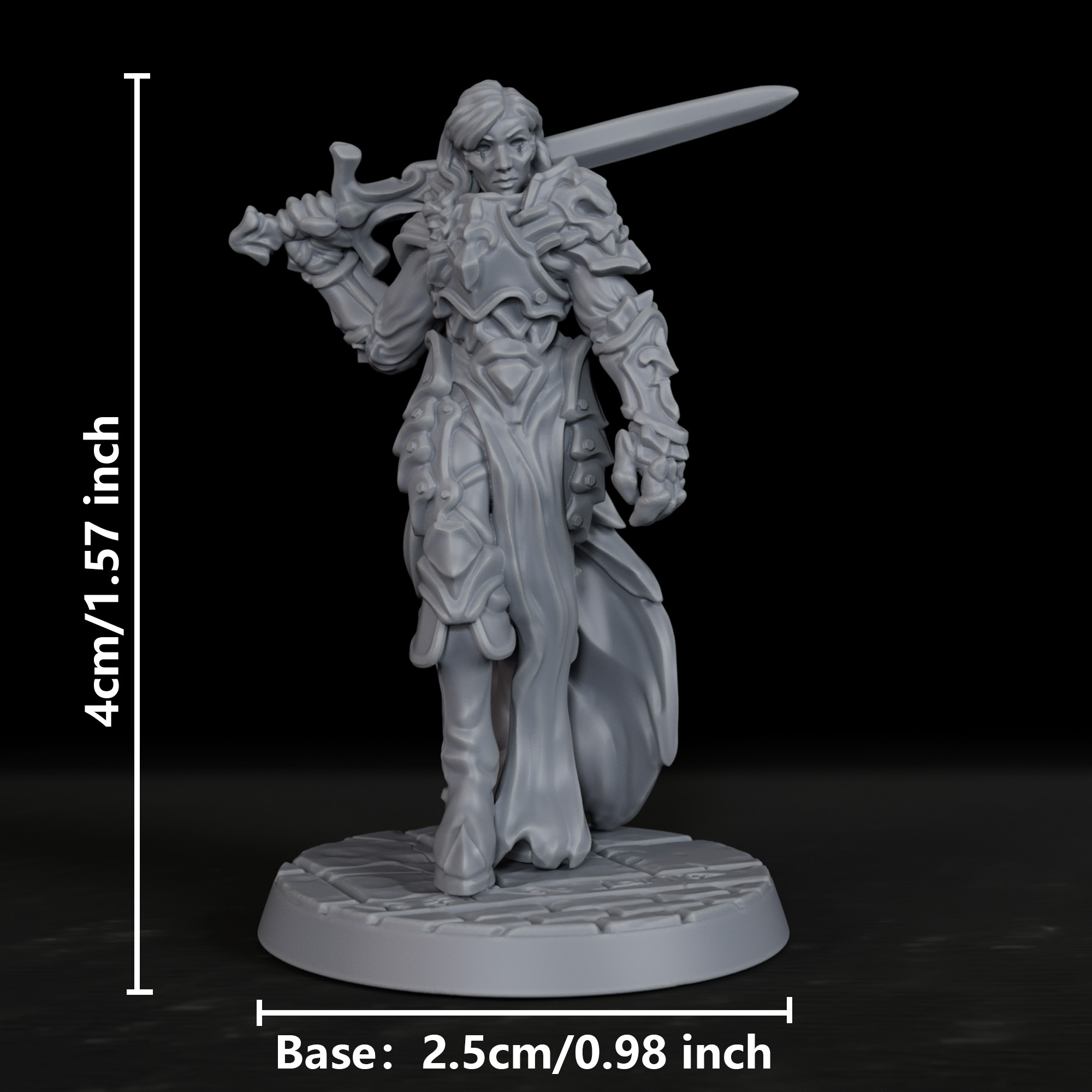 RPG Anti-Paladin Miniature - X - Board Game Villainous ulasan dan harga