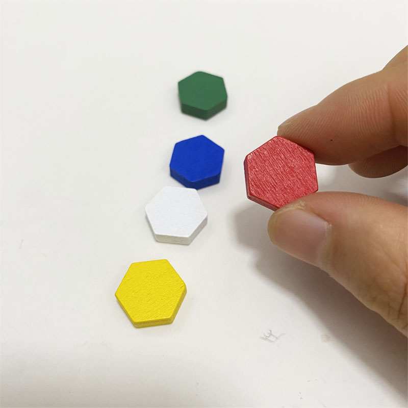 50 Pieces Wooden Hexagonal Pri - Board Game Verdant ulasan dan harga