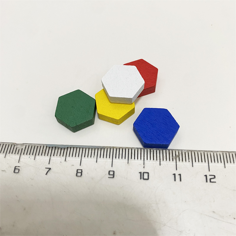 50 Pieces Wooden Hexagonal Pri - Board Game Verdant ulasan dan harga