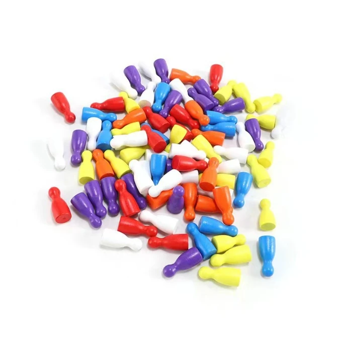 100 Pcs Colorful Wooden Chess  - Board Game Verdant ulasan dan harga