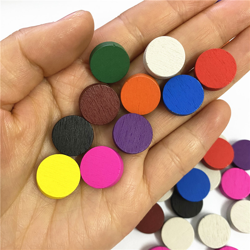 50pieces 15*5MM 11 Colors Wood - Board Game Dixit ulasan dan harga