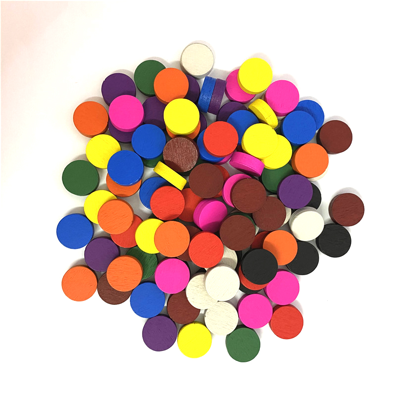 50pieces 15*5MM 11 Colors Wood - Board Game Dixit ulasan dan harga