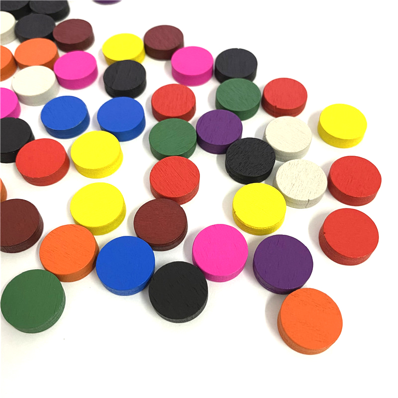 50pieces 15*5MM 11 Colors Wood - Board Game Dixit ulasan dan harga