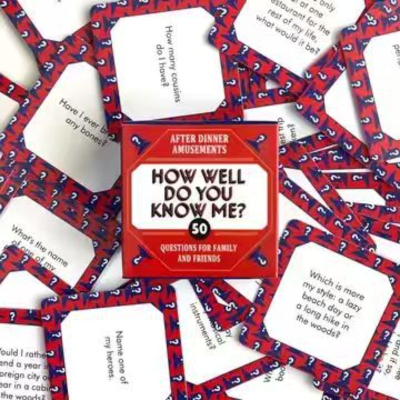 How Well Do You Know Me? 50 Qu - Board Game Question ulasan dan harga