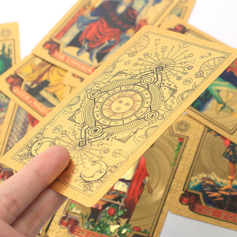 Gold Foil Tarot Card for Divin - Board Game Dixit ulasan dan harga