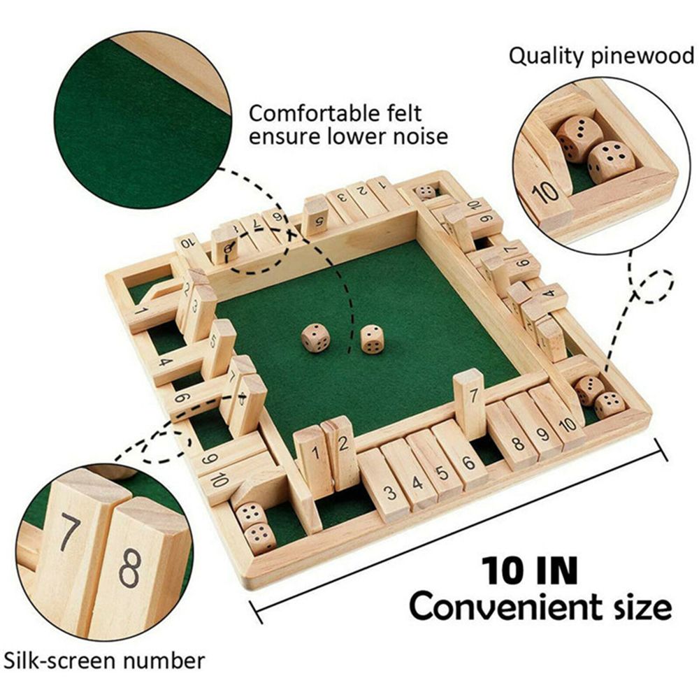Shut The Box Dice Board Game W - Board Game Dixit ulasan dan harga
