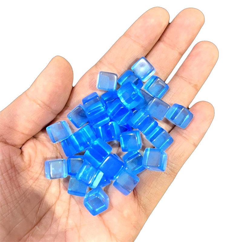 100pcs/set 8mm Clear Cube Dice - Board Game Verdant ulasan dan harga