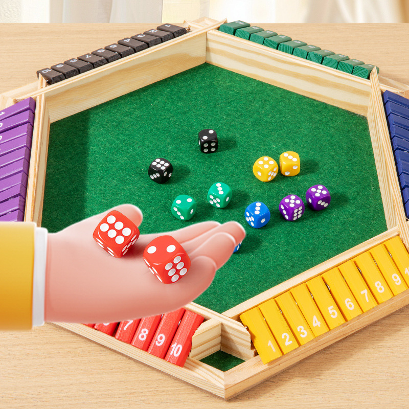 Shut The Box Dice Board Game W - Board Game For 3 Players ulasan dan harga