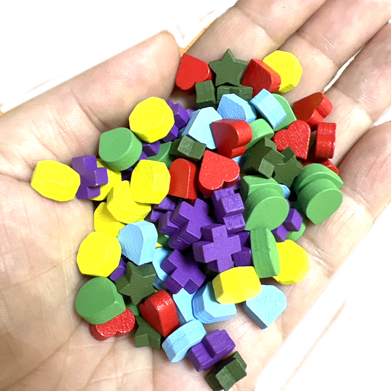 100Pcs 10mm Heart/Diamond/Wate - Board Game Verdant ulasan dan harga