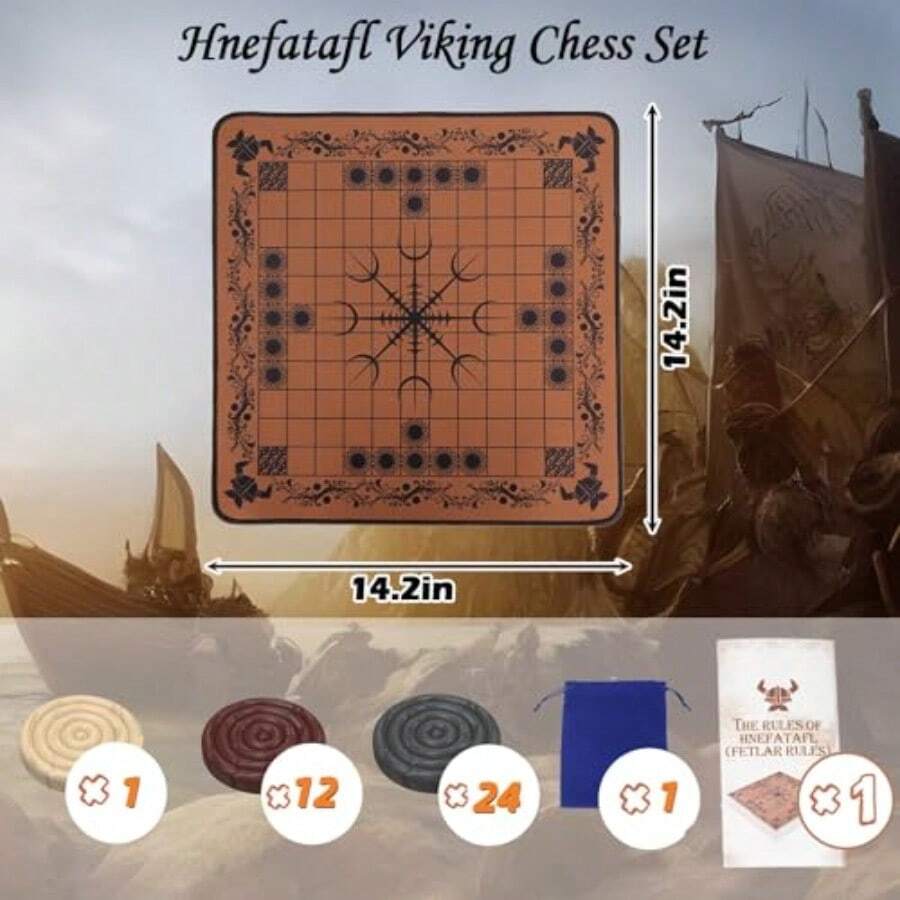 HNEFATAFL: Viking Chess Board  - Board Game Vikings ulasan dan harga