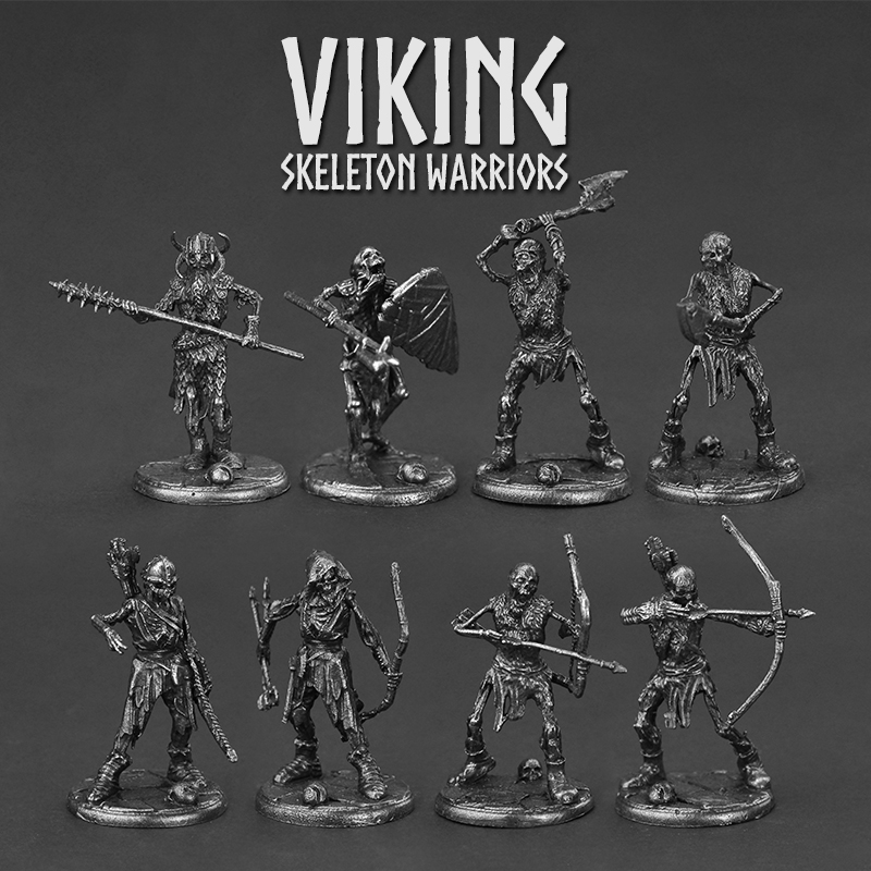 Viking Skull Warrior Corps Met - Board Game Vikings ulasan dan harga