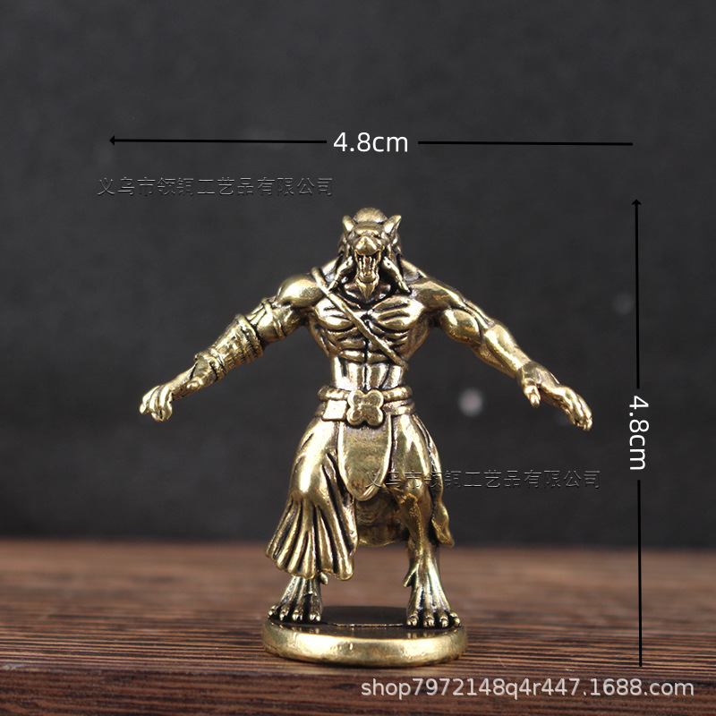 Brass Werewolf Miniature Ornam - Board Game Werewolf ulasan dan harga