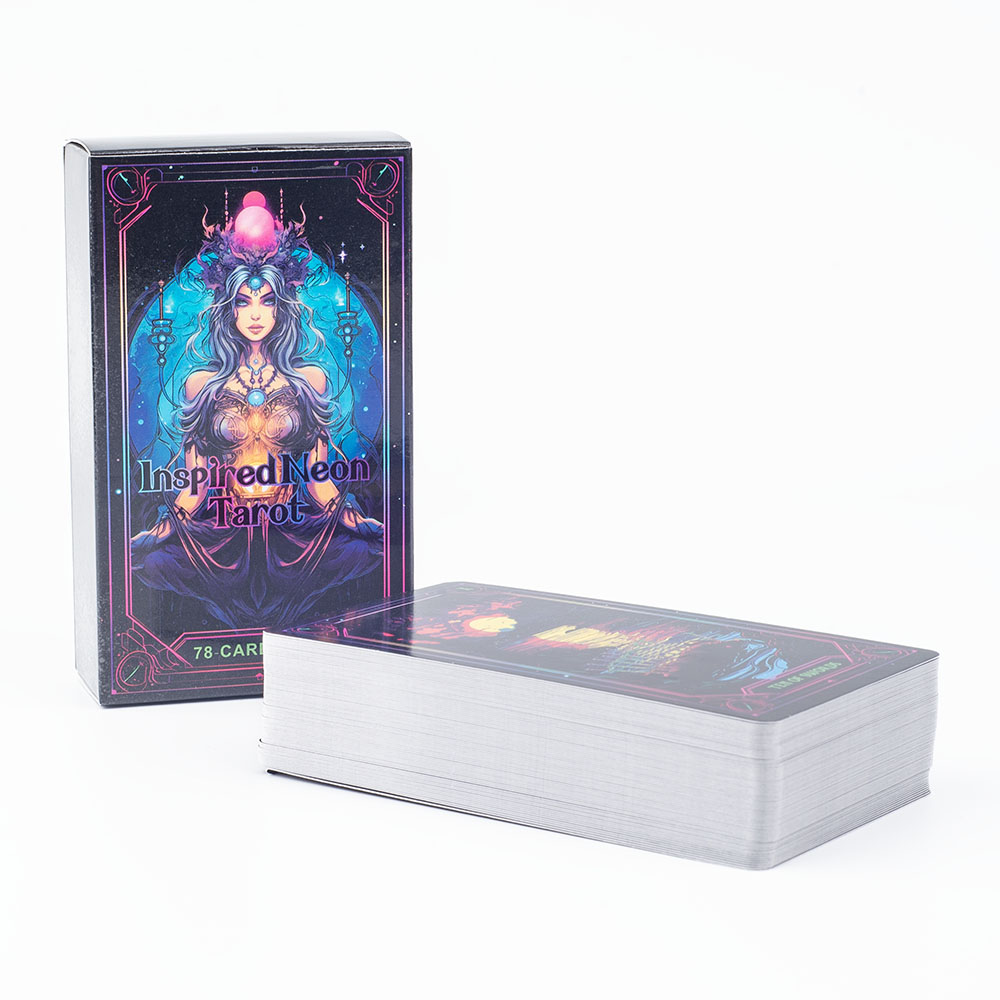Inspired Neon Tarot Deck 78 Ca - Board Game Quest ulasan dan harga