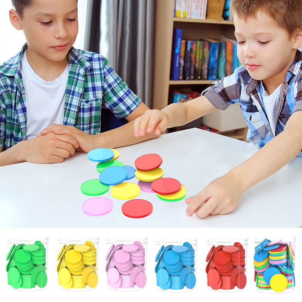 100pcs Plastic Counting Chips  - Board Game Verdant ulasan dan harga