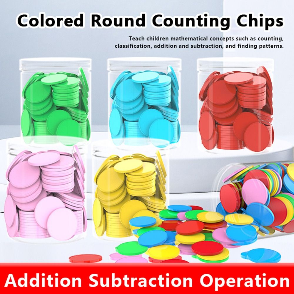 100pcs Plastic Counting Chips  - Board Game Verdant ulasan dan harga