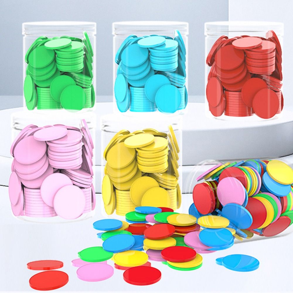 100pcs Plastic Counting Chips  - Board Game Verdant ulasan dan harga