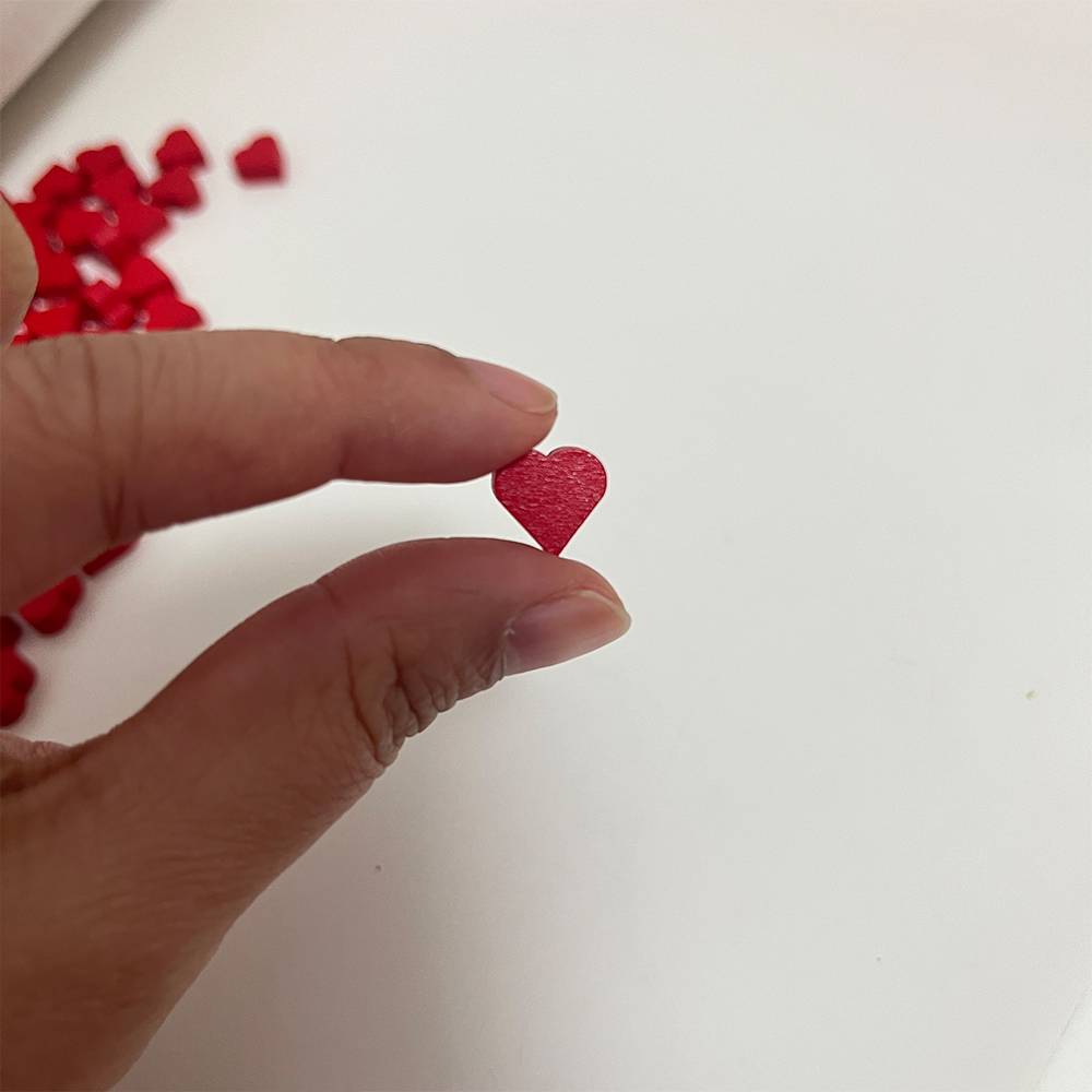 100Pcs 10mm*5mm Red Heart Shap - Board Game Verdant ulasan dan harga