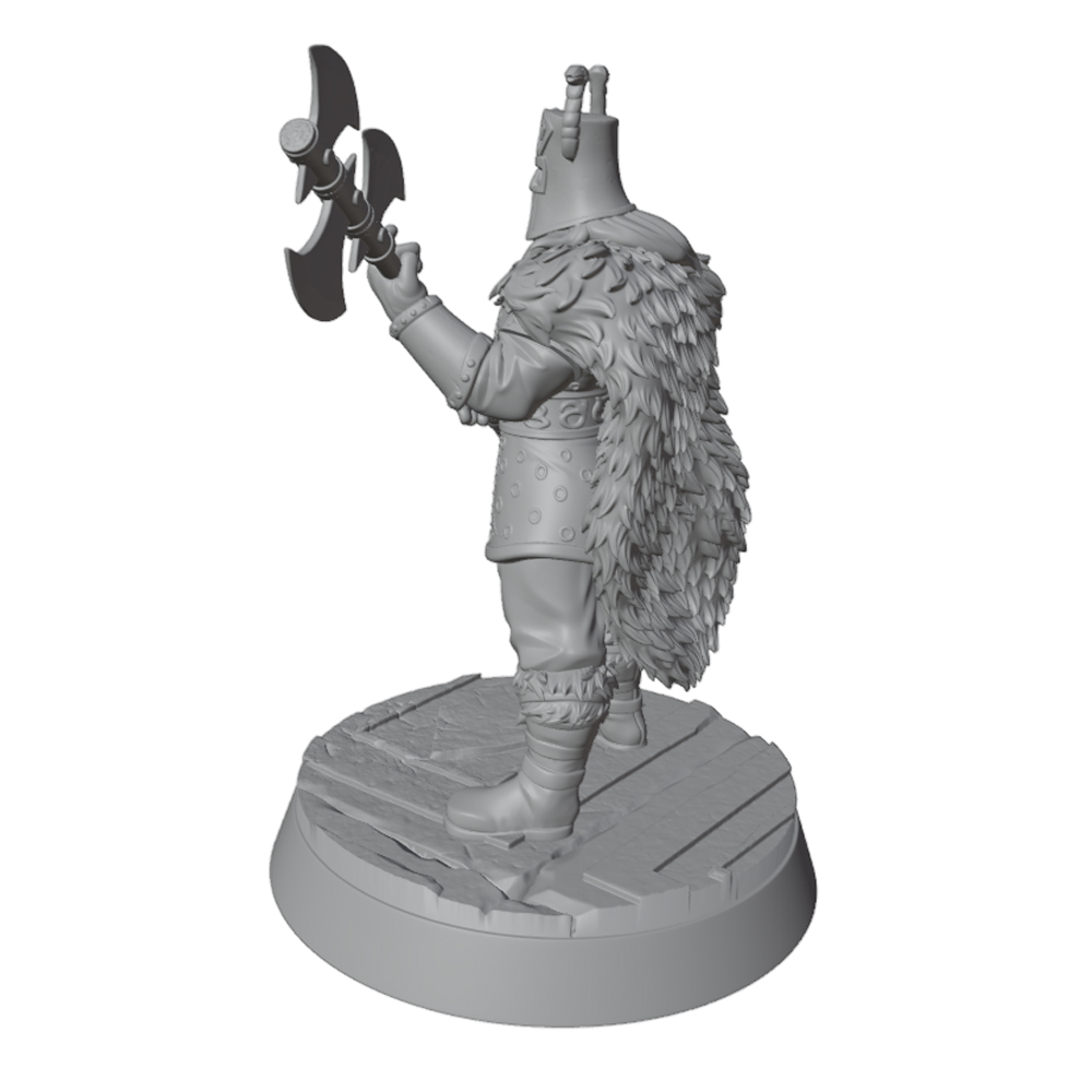 1/24Nordic Viking axe-wielding - Board Game Vikings ulasan dan harga