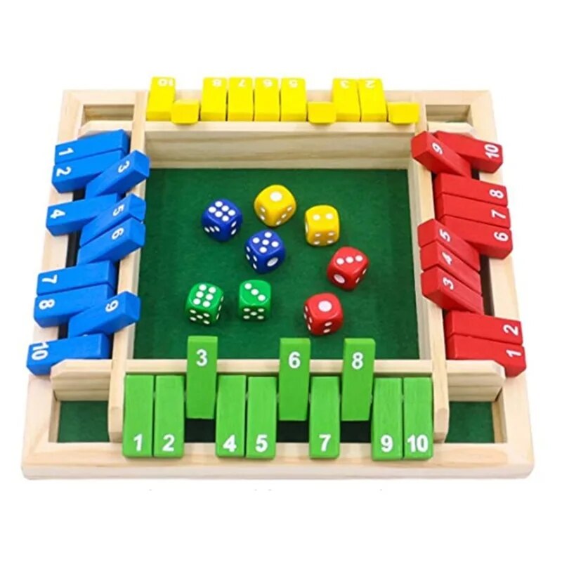 Wooden Dice Board Game Shut Th - Board Game Azul ulasan dan harga